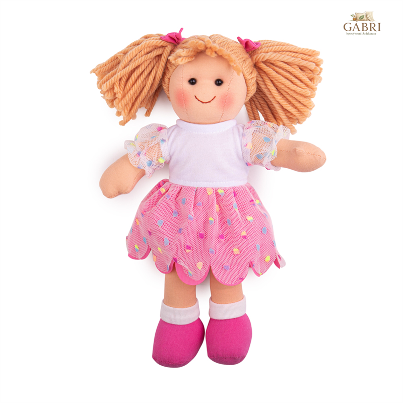 Bigjigs Toys Látková panenka Darcie 28 cm