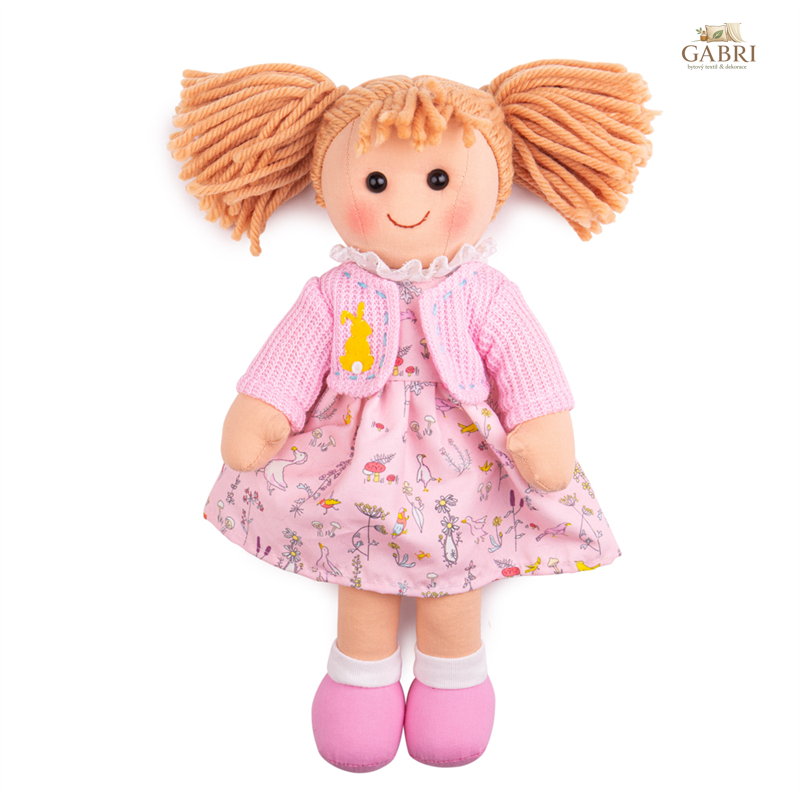 Bigjigs Toys Látková panenka Ella 34 cm