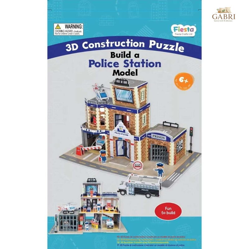 Fiesta Crafts 3D skládačka Policejní stanice