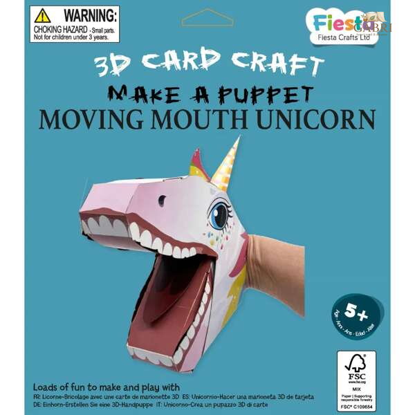 Fiesta Crafts Kreativní sada 3D loutka Jednorožec