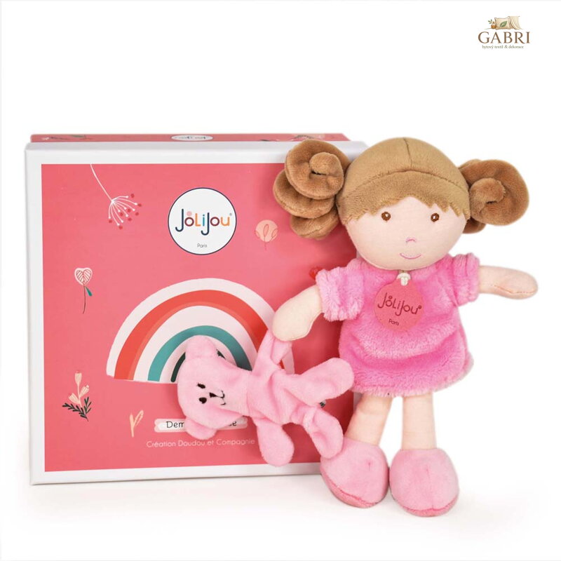 Doudou Jolijou Panenka Miss Rose 21 cm