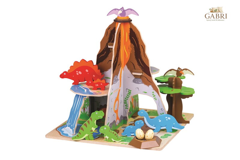 Bigjigs Toys Dinopark ostrov dinosaurů