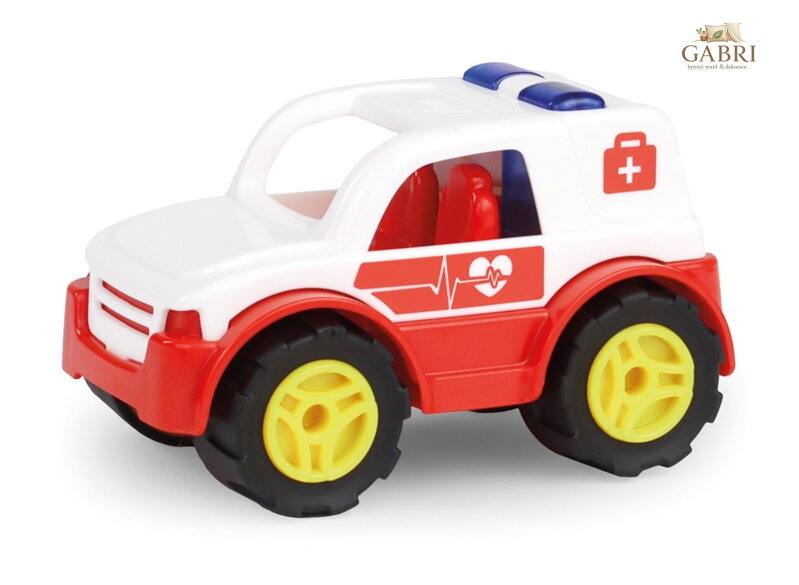 Lena Workies Záchranářské auto, ozdobný karton