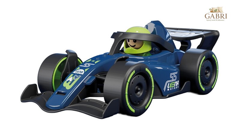 Lena Závodní vůz Formule tmavě modrá