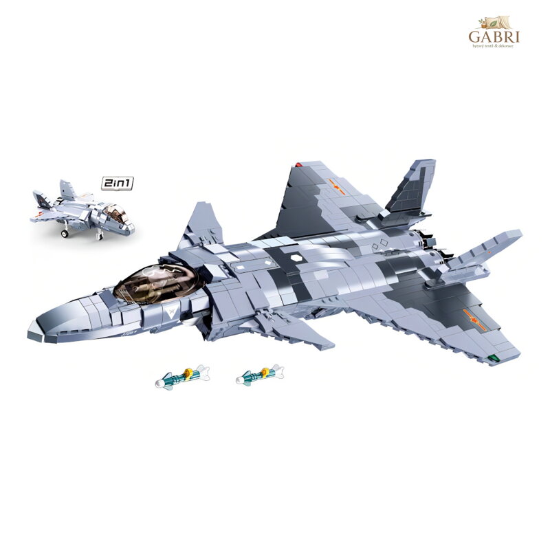 Sluban Model Bricks M38-B0931 Stíhací letoun Chengdu J-20
