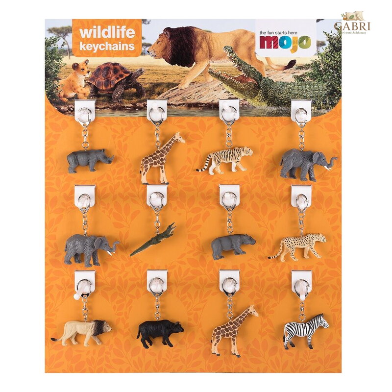 Mojo Přívěsek na klíče - Zvířátka ze zoo 1 ks