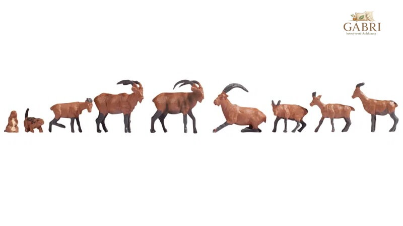 Noch Sada figurek Alpská zvířata