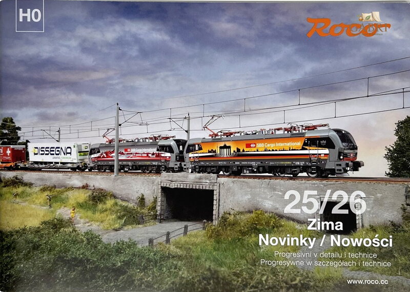Roco Katalog novinek zima 25/26 v českém a polském jazyce