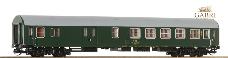 Roco Osobní a zavazadlový vůz 2. třídy Y/B-70 BDa ČSD - 6280042