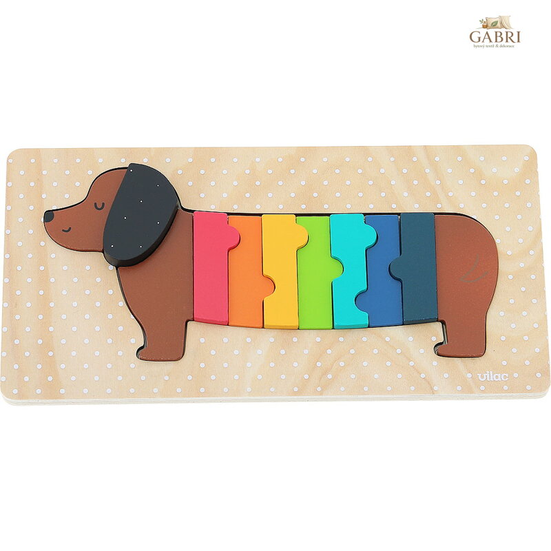 Vilac Vkládací puzzle Pejsek