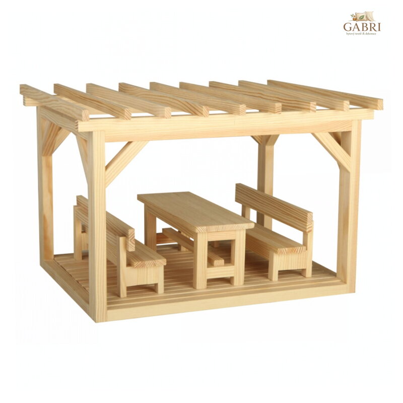 Walachia Dřevěná slepovací stavebnice Pergola