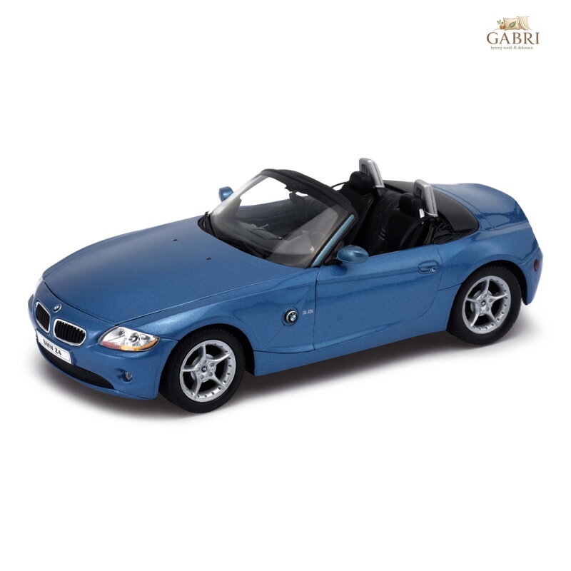 Welly BMW Z4 1:24 kabriolet modrý