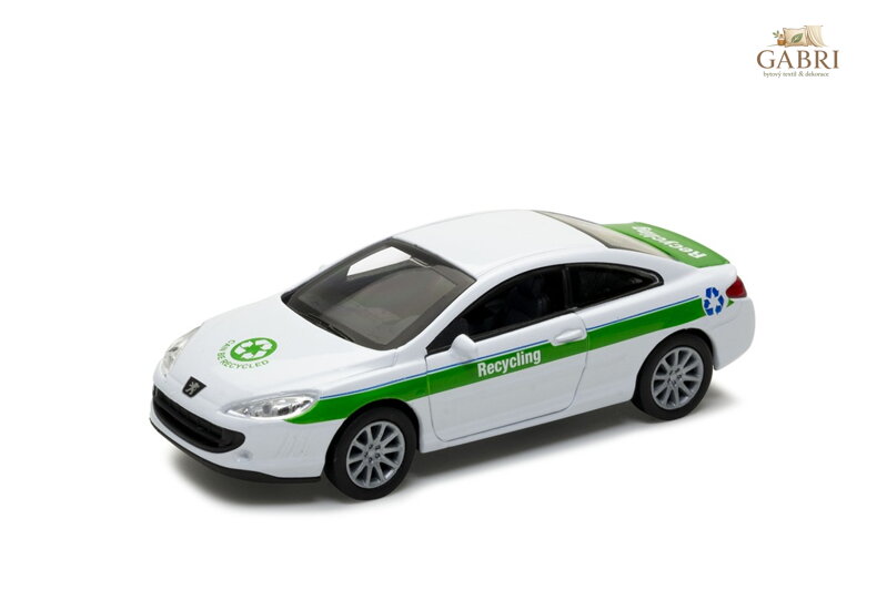 Welly Peugeot Coupé 407 Recycling 1:34