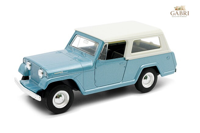 Welly 1967 Jeep Jeepster Commando Station Wagon model 1:34 žlutý