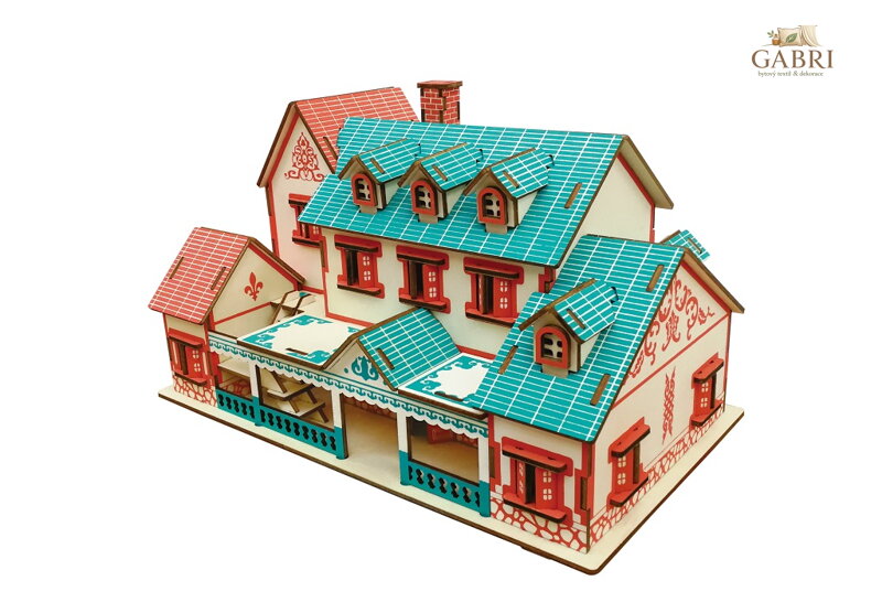 Woodcraft Dřevěné 3D puzzle Vila Narat