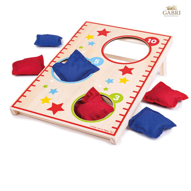 Bigjigs Toys Hra házení polštářky - poškozený obal
