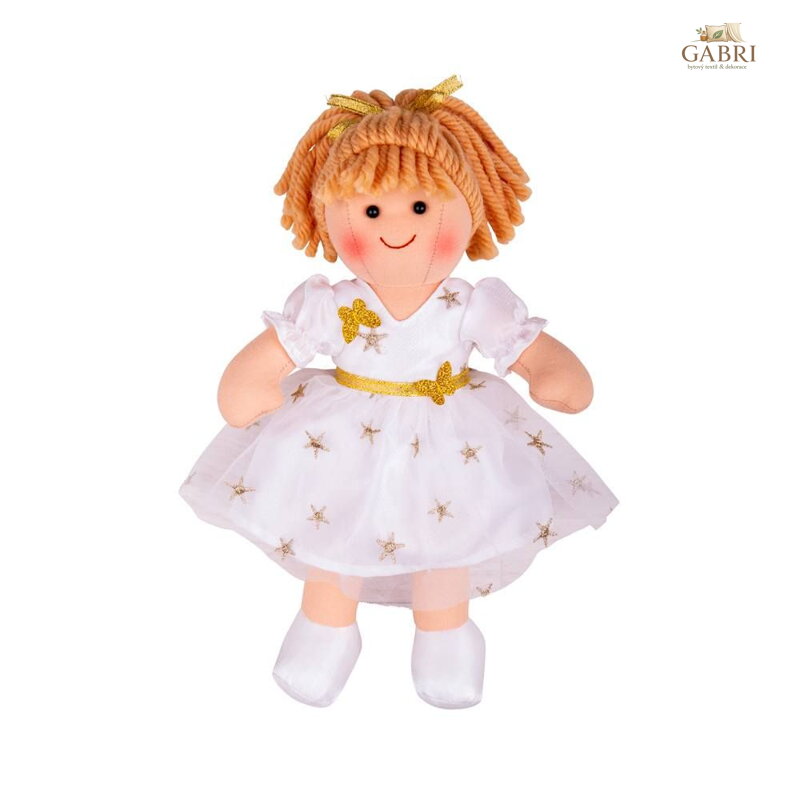 Bigjigs Toys Látková panenka Charlotte 28cm