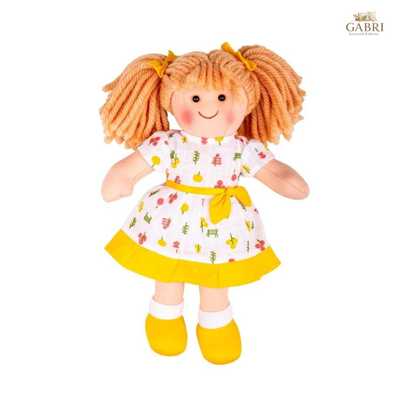 Bigjigs Toys Látková panenka Zoe 28cm