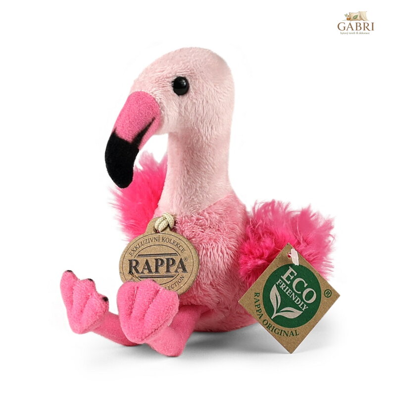 Rappa Plyšový plameňák 15 cm ECO-FRIENDLY