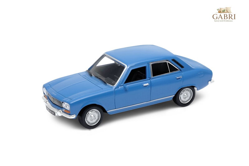 Welly 1975 Peugeot 504 model 1:34 červený