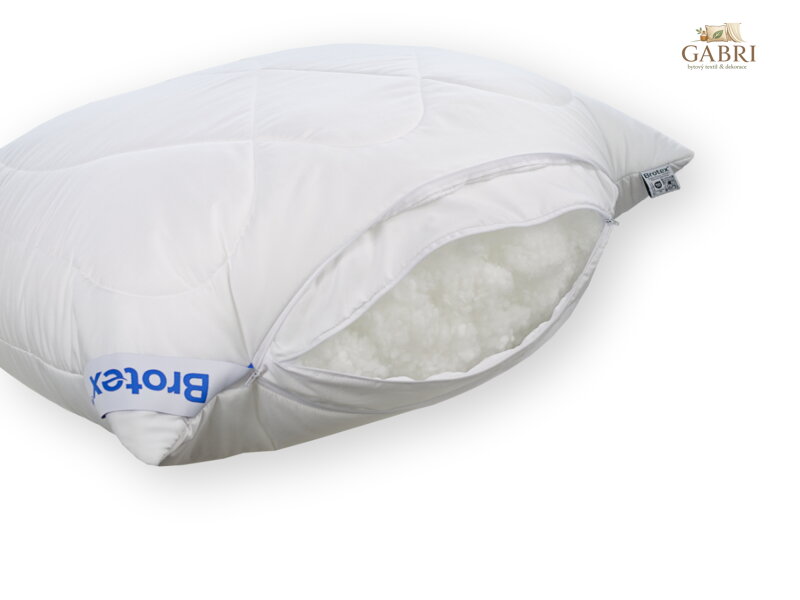 Polštář Alaska Klasik 70x90cm 900g 2x zip kuličky STANDARD