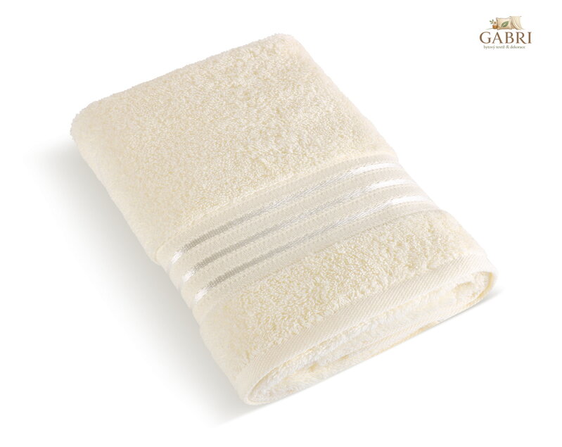 Froté ručník Linie 50x100cm 500g vanilková