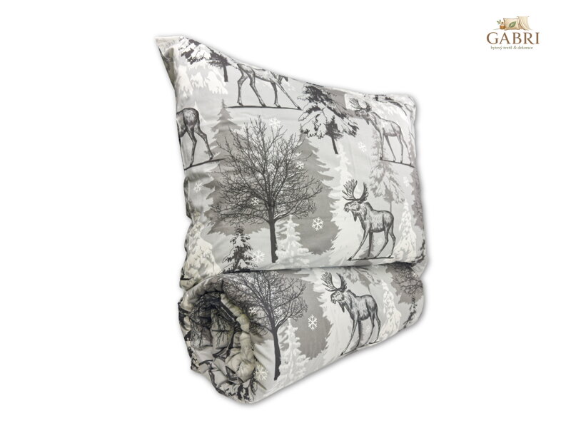 Vánoční povlečení francouzské bavlna 240x220,70x90 Lara