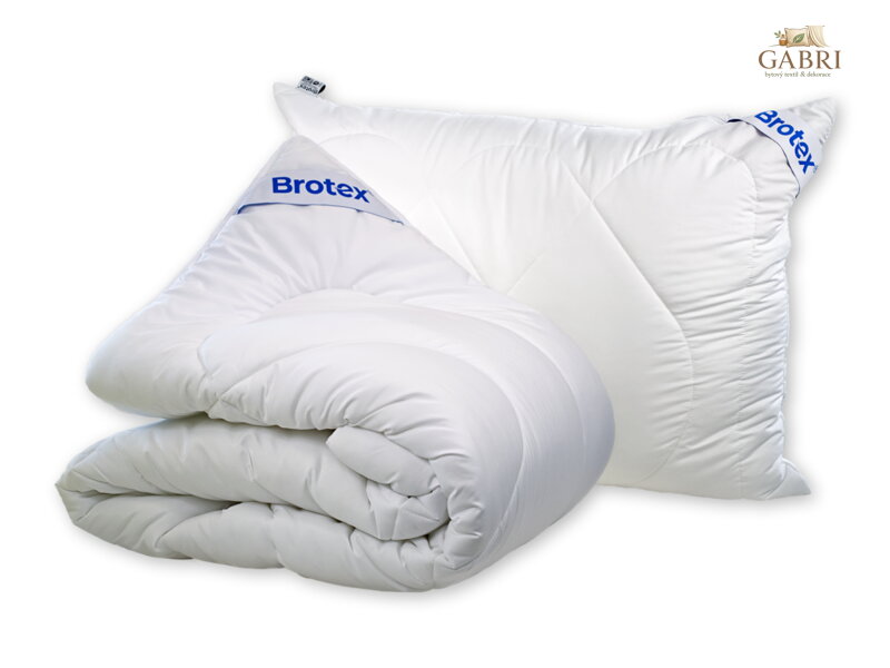 Celoroční SET prodloužená přikrývka 140x220cm 1100g + polštář 70x90cm 900g UNICO zip