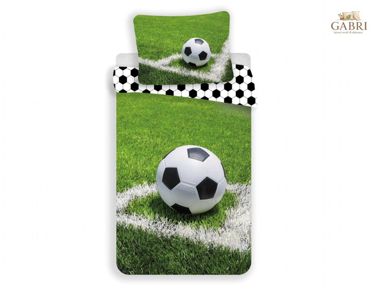 Jerry Fabrics Povlečení fototisk Fotbal 01 140x200, 70x90 cm