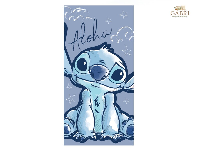 Osuška Lilo a Stitch Aloha 70x140 cm