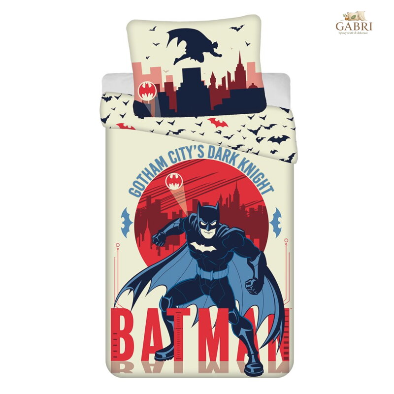Povlečení Batman Gotham´s Knight 140x200, 70x90 cm