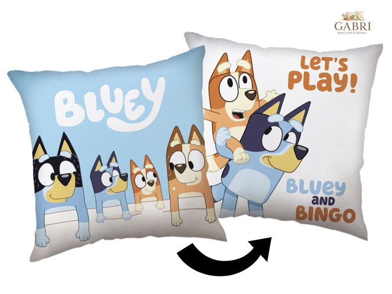 Polštářek Bluey Lets Play 40x40 cm