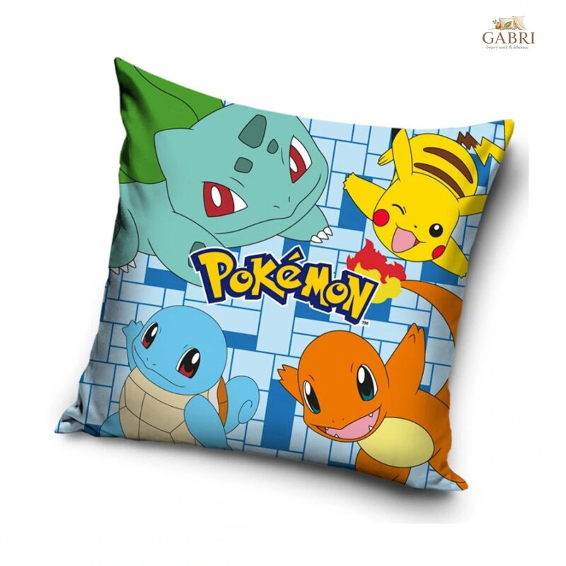 Carbotex Polštářek Pokémon Tým snů 40x40 cm