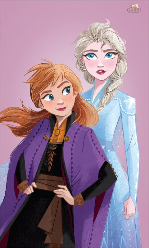 Jerry Fabrics Dětský ručník Frozen Purple 05 30x50 cm