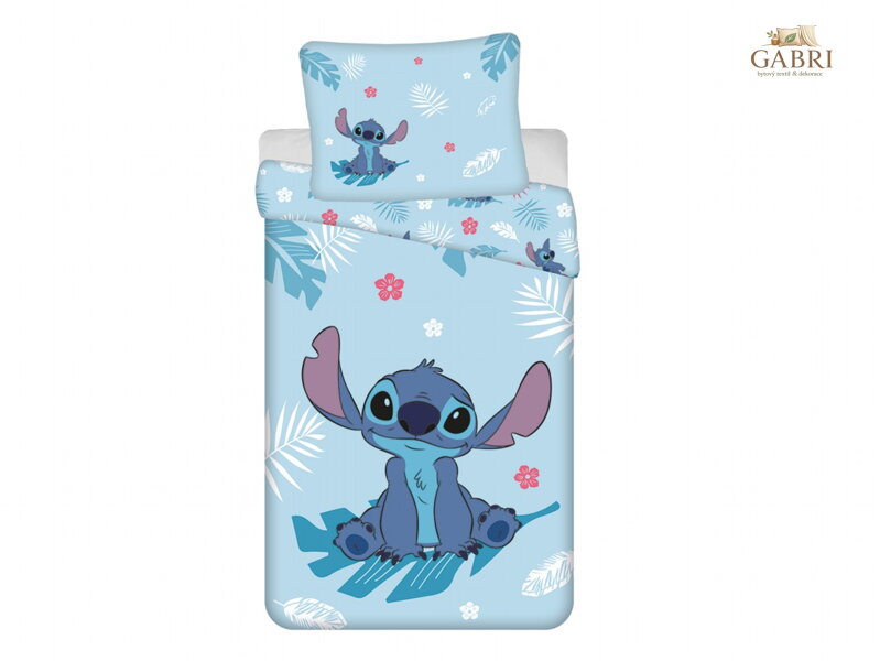 Jerry Fabrics Povlečení Lilo a Stitch Blue 140x200, 70x90 cm