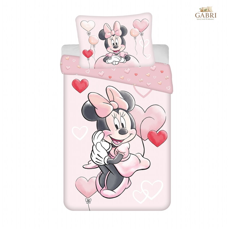 Jerry Fabrics Povlečení Minnie Balloon 02 140x200, 70x90 cm