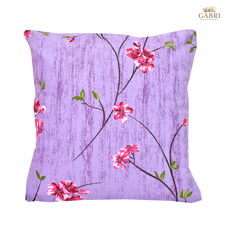 Povlak na polštář bavlněný Stanex fleur (LS200), 40 x 40 cm, Knoflíkové