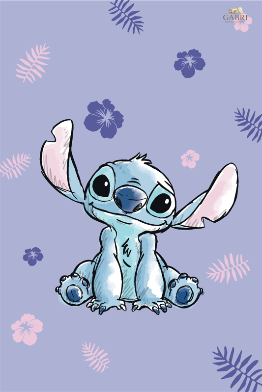 Mikroflanelová deka Stitch a Lilo 100 x 150