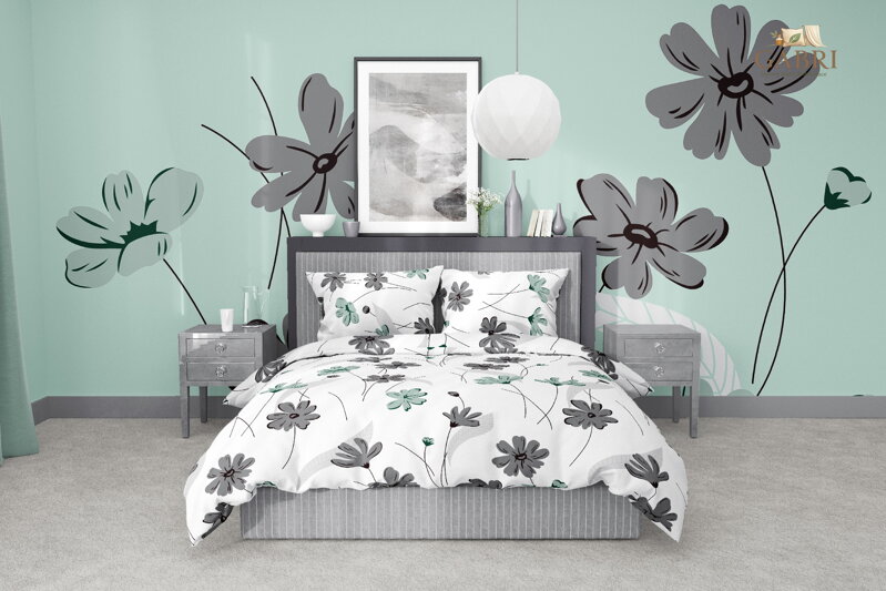 Ložní povlečení krepové Stanex Gabriela (LS386), 140 x 200 + 90 x 70, Knoflíkové
