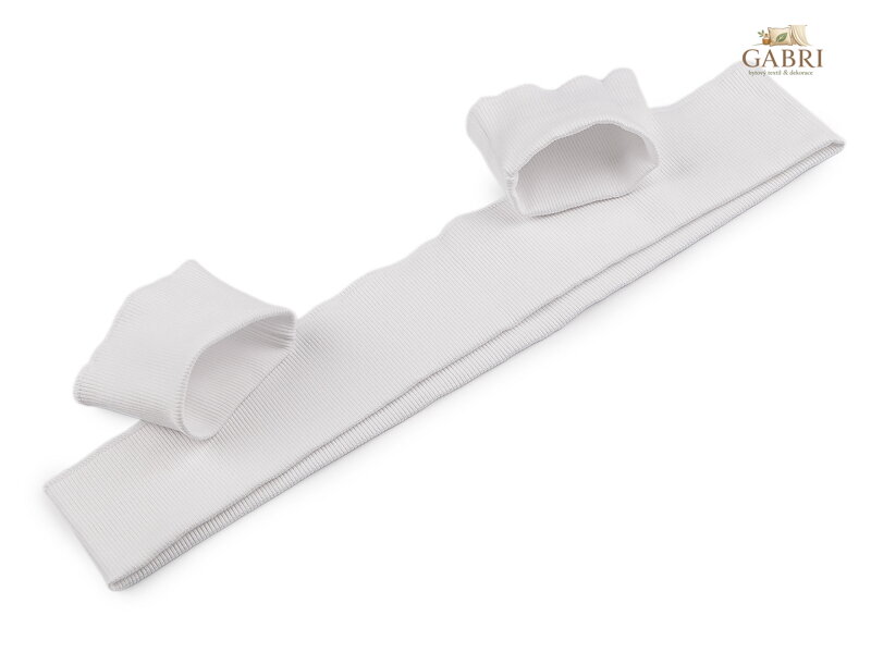 Elastické bavlněné náplety šíře 7,5 cm sada (2x rukáv, 1x pás)