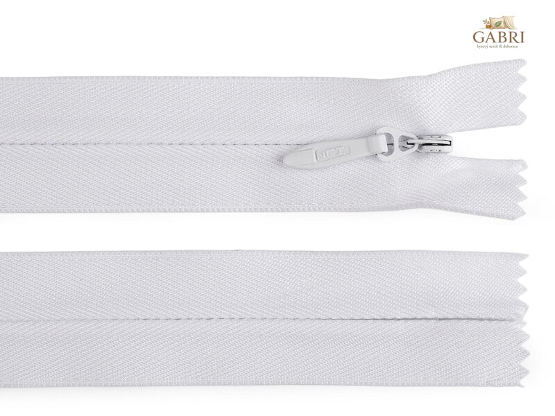 Spirálový zip skrytý No 5 délka 60 cm velmi pevný