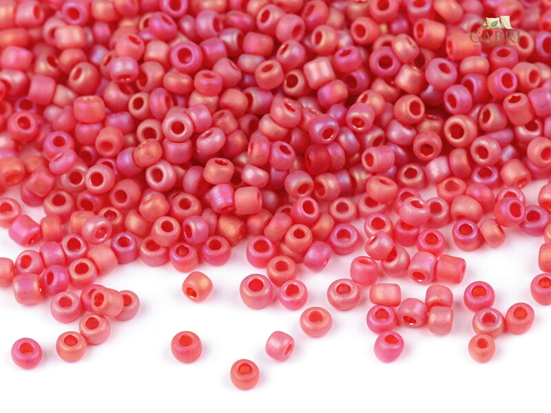 Rokajl 8/0 - 3 mm frosted AB