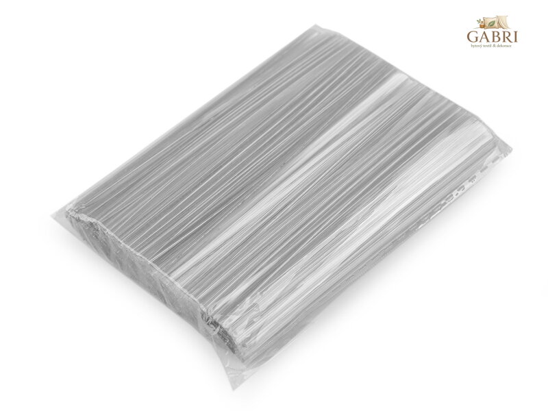 Vázací drátek transparent délka 10 cm