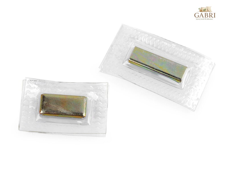 Skryté magnetické zapínání k našití 8x25 mm, 10x20 mm