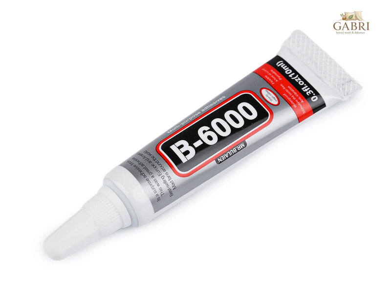 Lepidlo univerzální B6000 na kov, keramiku, kámen, dřevo, plast a papír 10 ml