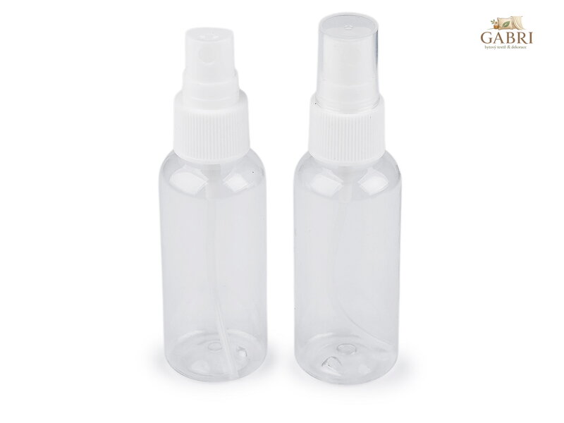 Plastová lahvička s rozprašovačem 50 ml