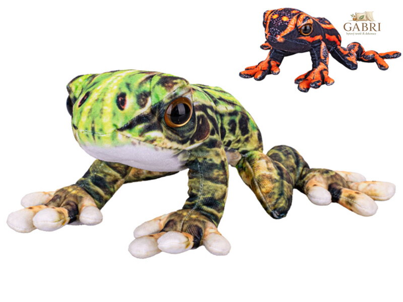 PLYŠ Žabka Pralesnička 22cm 2 barvy *PLYŠOVÉ HRAČKY*
