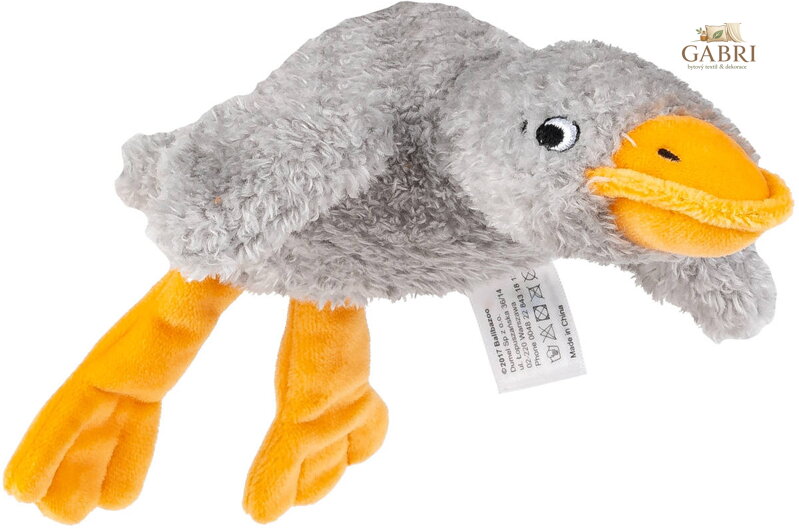PLYŠ Balibazoo Husa senzorická 23cm šedá *PLYŠOVÉ HRAČKY*