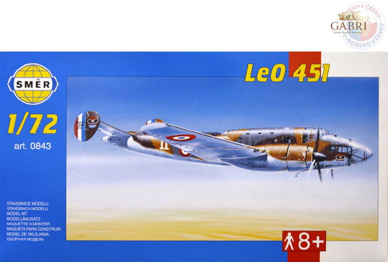SMĚR Model letadlo Leo 451 1:72 (stavebnice letadla)