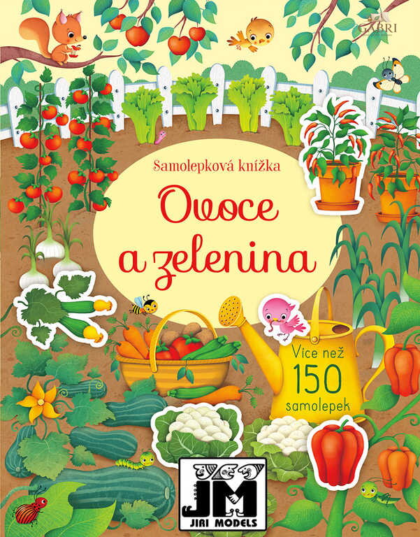 JIRI MODELS Samolepková knížka Ovoce a zelenina